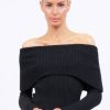 Central Park West Gwyenth Off Shoulder Sweater