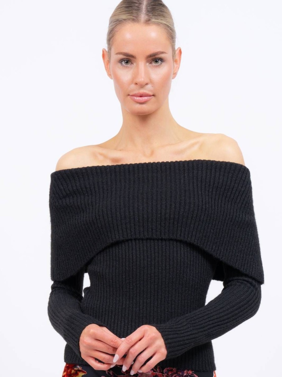 Central Park West Gwyenth Off Shoulder Sweater