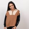 Central Park West Mattie Pieced Sweater