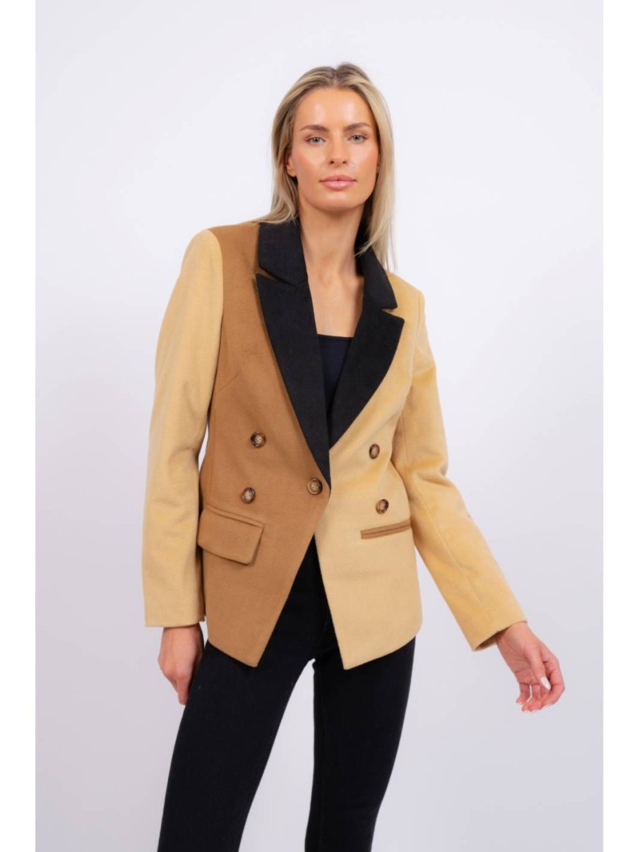 Central Park West Jax Color Block Jacket