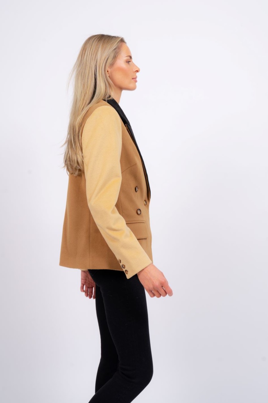 Central Park West Jax Color Block Jacket