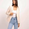 Central Park West Jasper Patched Tweed Blazer