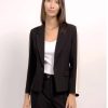 Central Park West Valerie Stripe Sleeve Blazer