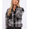 Central Park West Rhea Plaid Shacket