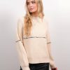 Central Park West Sloane Across Body Whip Stitch Sweater