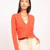 Central Park West Dawson Double Breasted Button Up Cropped Blazer