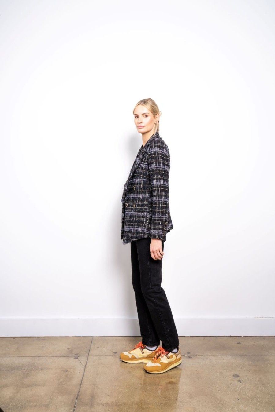 Central Park West Harper Tweed Jacket