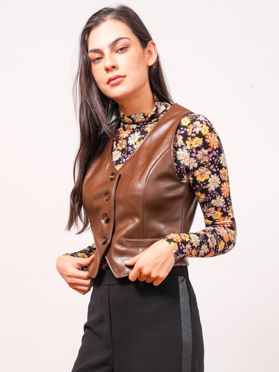 Central Park West Alejandra Vegan Leather Vest