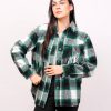 Central Park West Johnnie Plaid Fringe Coat