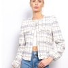 Central Park West Harper Blouson Sleeve Jacket