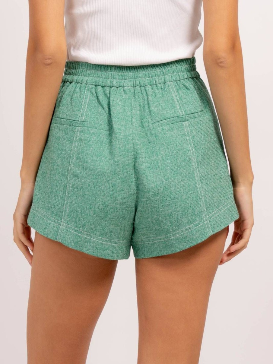 Central Park West Sammie Crosshatch Shorts