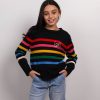 Central Park West Striped Love Sweater