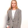 Central Park West Aria Plaid Blazer