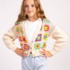 Central Park West Tasha Patchwork Crochet Cardigan