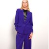 Central Park West Mason Scrunch Sleeve Blazer