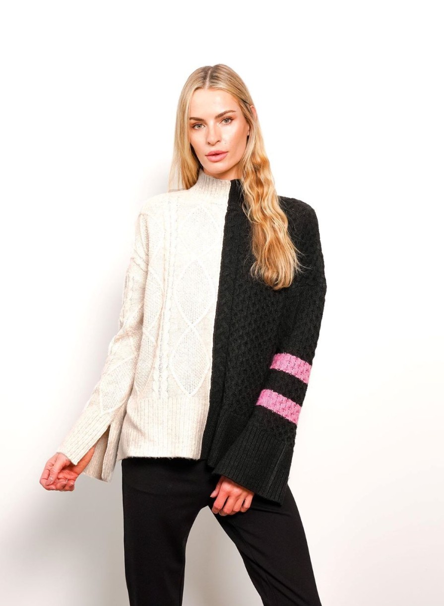 Central Park West Savannah Two Faced Turtleneck