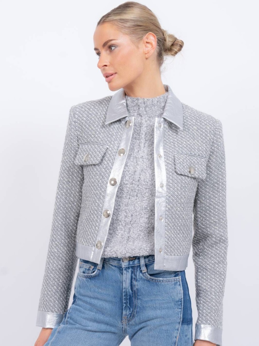 Central Park West Phoebe Tweed Jacket