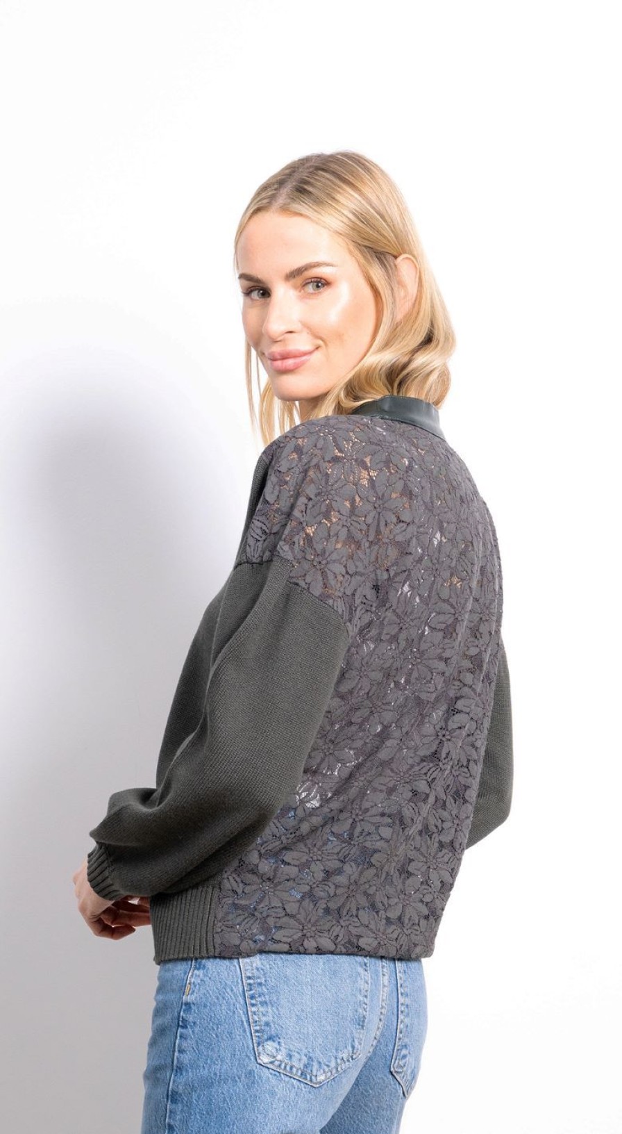 Central Park West Briar Lace Back Cardi