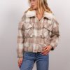 Central Park West Finley Sherpa Collar Jacket