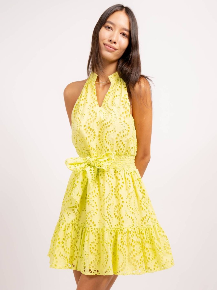 Central Park West Liam Eyelet Dress