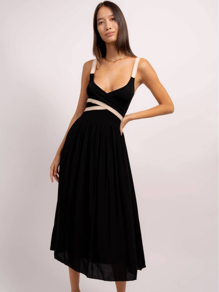 Central Park West Zayn Pleated Dress