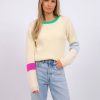 Central Park West Clementine Crewneck Sweater